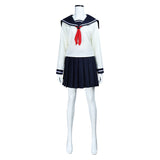 Schoolgirl Kagura Red Outfit Women Cosplay Costume Outfits Halloween Carnival Suit