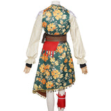 Sea of Remnants R.S Women Green Printed Pirate Costume Cosplay Costume Outfit Halloween Carnival Suit