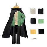 Season 4 Natsuki Subaru Green Outfit Cosplay Costume Outfit Halloween Carnival Suit