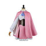 Season 4 Rem Women Pink Outfit with Cape Cosplay Costume Outfit Halloween Carnival Suit