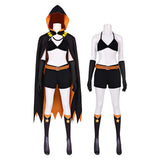 Season 4 Shaula Women Black Outfit Cosplay Costume Outfit Halloween Carnival Suit