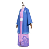 Seshirusu Purple Kimono Cosplay Costume Outfit Halloween Carnival Suit