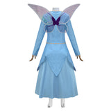 Shrek 2 Fairy Godmother Women Blue Dress Cosplay Costume Outfits Halloween Carnival Suit