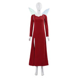 Shrek 2 Fairy Godmother Women Red Dress Cosplay Costume Outfits Halloween Carnival Suit