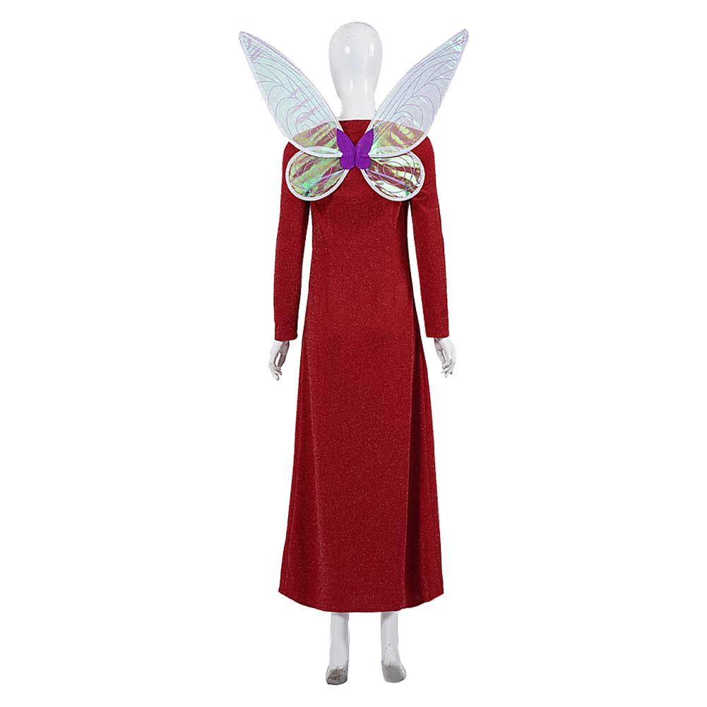 Shrek 2 Fairy Godmother Women Red Dress Cosplay Costume Outfits Hallow TrendsinCosplay Shrek 2 Fairy Godmother Women Red Dress Cosplay Costume Outfits Hallow TrendsinCosplay
