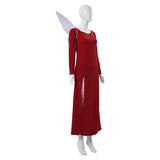 Shrek 2 Fairy Godmother Women Red Dress Cosplay Costume Outfits Halloween Carnival Suit