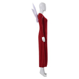Shrek 2 Fairy Godmother Women Red Dress Cosplay Costume Outfits Halloween Carnival Suit