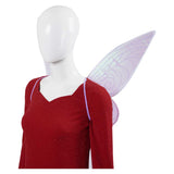 Shrek 2 Fairy Godmother Women Red Dress Cosplay Costume Outfits Halloween Carnival Suit