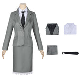 Shunkashuutou Daikousha: Haru no Mai Hinagiku Kayou Women Gray Outfit Cosplay Costume Outfit Halloween Carnival Suit