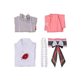 Shunkashuutou Daikousha: Haru no Mai Hinagiku Kayou Women Pink Outfit Cosplay Costume Outfit Halloween Carnival Suit