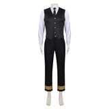 Shunkashuutou Daikousha: Haru no Mai Itecho Kangetsu Black Suit Cosplay Costume Outfit Halloween Carnival Suit