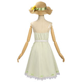 Shunkashuutou Daikousha: Haru no Mai Ruri Hazakura Women White Dress Cosplay Costume Outfit Halloween Carnival Suit