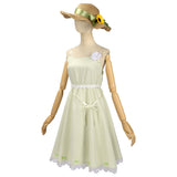 Shunkashuutou Daikousha: Haru no Mai Ruri Hazakura Women White Dress Cosplay Costume Outfit Halloween Carnival Suit