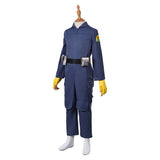 Skeleton Crew 2024 KB Kids Children Blue Jumpsuit Cosplay Costume Outfits Halloween Carnival Suit