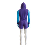 Skeleton King Purple Sportswear Cosplay Costume Outfit Halloween Carnival Suit