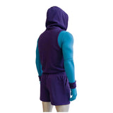 Skeleton King Purple Sportswear Cosplay Costume Outfit Halloween Carnival Suit