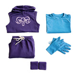 Skeleton King Purple Sportswear Cosplay Costume Outfit Halloween Carnival Suit