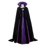Sleeping Beauty Maleficent Purple Witch Costume Cosplay Costume Outfit Halloween Carnival Suit