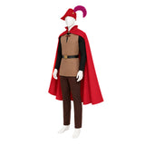 Sleeping Beauty Prince Phillip Brown Outfit Cosplay Costume Outfit Halloween Carnival Suit