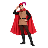 Sleeping Beauty Prince Phillip Brown Outfit Cosplay Costume Outfit Halloween Carnival Suit