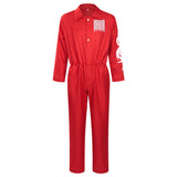 Slipknot Joey Jordison Red Jumpsuit Cosplay Costume Outfit Halloween Carnival Suit