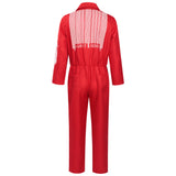 Slipknot Joey Jordison Red Jumpsuit Cosplay Costume Outfit Halloween Carnival Suit