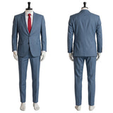 Smoking Behind the Supermarket with You Sasaki Blue Suit Cosplay Costume Outfit Halloween Carnival Suit