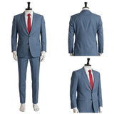 Smoking Behind the Supermarket with You Sasaki Blue Suit Cosplay Costume Outfit Halloween Carnival Suit