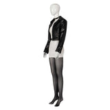 Smoking Behind the Supermarket with You Yamada Black Leather Suit Cosplay Costume Outfit Halloween Carnival Suit