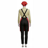 Smoking Behind the Supermarket with You Yamada Red Clerk Uniform Cosplay Costume Outfit Halloween Carnival Suit
