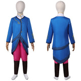 Spellbound (2024) Princess Ellian Kids Children Blue Outfit Cosplay Costume Outfits Halloween Carnival Suit