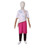 Spellbound (2024) Princess Ellian Kids Children White Outfit Cosplay Costume Outfits Halloween Carnival Suit