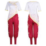 Spellbound (2024) Princess Ellian Women Red Outfit Cosplay Costume Outfits Halloween Carnival Suit