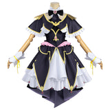 Star Detective Precure Moria Luluka Women Black Dress Cosplay Costume Outfit Halloween Carnival Suit