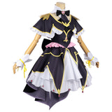 Star Detective Precure Moria Luluka Women Black Dress Cosplay Costume Outfit Halloween Carnival Suit