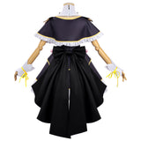 Star Detective Precure Moria Luluka Women Black Dress Cosplay Costume Outfit Halloween Carnival Suit