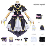 Star Detective Precure Moria Luluka Women Black Dress Cosplay Costume Outfit Halloween Carnival Suit