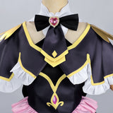 Star Detective Precure Moria Luluka Women Black Dress Cosplay Costume Outfit Halloween Carnival Suit