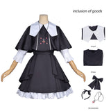 Star Detective Precure Moria Luluka Women Black Outfit Cosplay Costume Outfit Halloween Carnival Suit