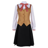 Fate/Stay Night Tohsaka Rin Brown Dress Cosplay Costume Outfits Halloween Carnival Suit