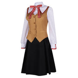 Fate/Stay Night Tohsaka Rin Brown Dress Cosplay Costume Outfits Halloween Carnival Suit