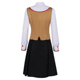 Fate/Stay Night Tohsaka Rin Brown Dress Cosplay Costume Outfits Halloween Carnival Suit