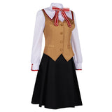 Fate/Stay Night Tohsaka Rin Brown Dress Cosplay Costume Outfits Halloween Carnival Suit