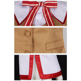 Fate/Stay Night Tohsaka Rin Brown Dress Cosplay Costume Outfits Halloween Carnival Suit