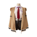 Steins Gate Kurisu Makise Women Outfit Cosplay Costume Outfit Halloween Carnival Suit