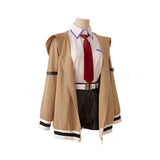 Steins Gate Kurisu Makise Women Outfit Cosplay Costume Outfit Halloween Carnival Suit