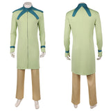 Steven Steel Green Outfit Cosplay Costume Outfit Halloween Carnival Suit