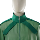 Steven Steel Green Outfit Cosplay Costume Outfit Halloween Carnival Suit