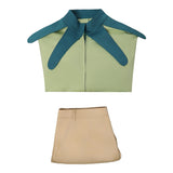 Steven Steel Green Outfit Cosplay Costume Outfit Halloween Carnival Suit