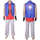 Street Fighter Terry Bogard Blue Outfit Cosplay Costume Outfits Halloween Carnival Suit